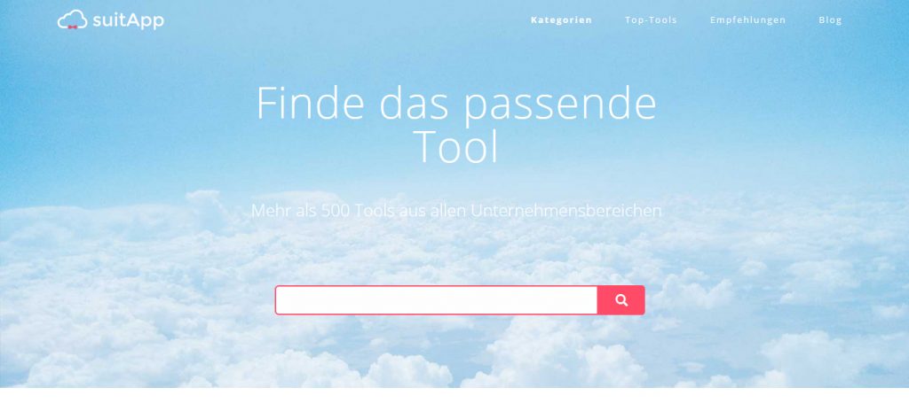 Webseite von suitApp